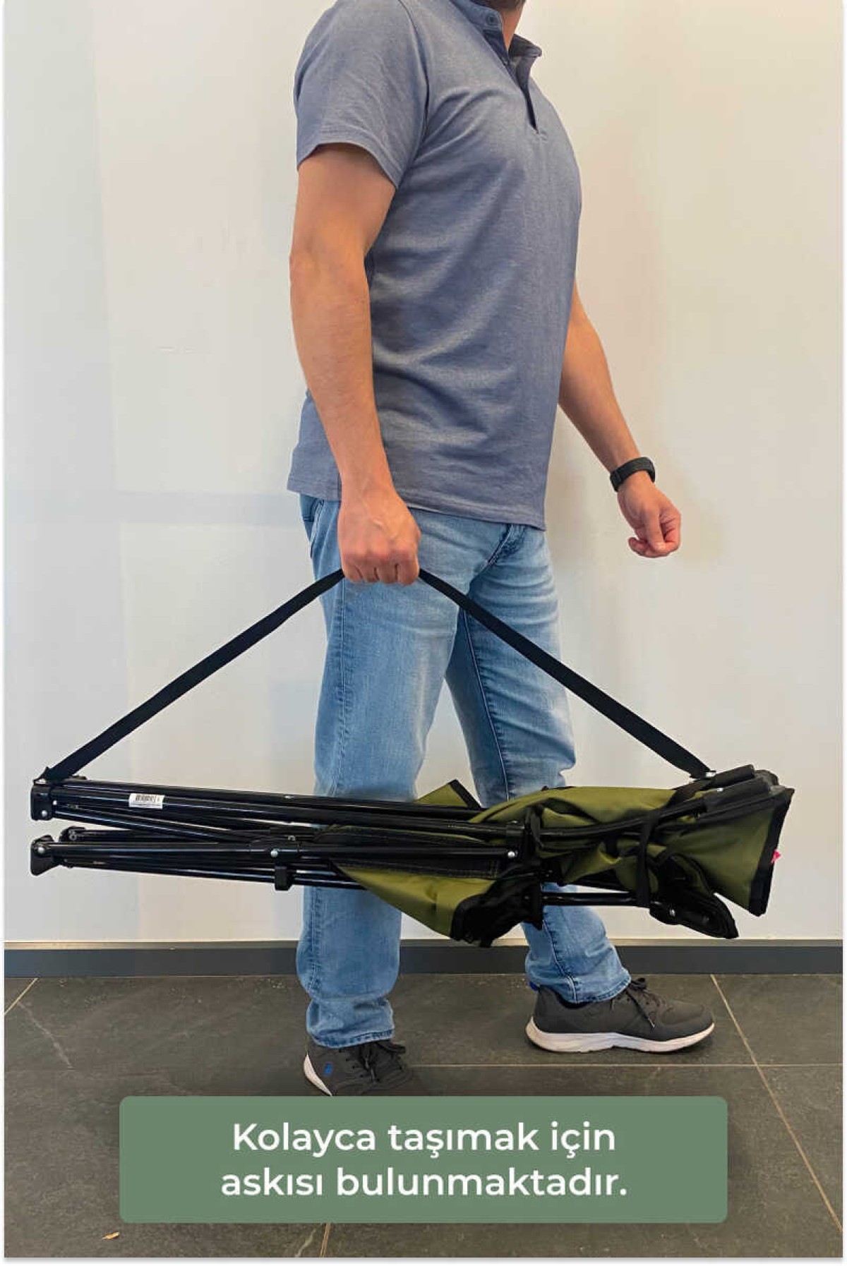 Ansan Kolçaklı Kamp Sandalyesi Haki M-KV31-33 Ansan Kolçaklı Kamp Sandalyesi Haki M-KV31-33