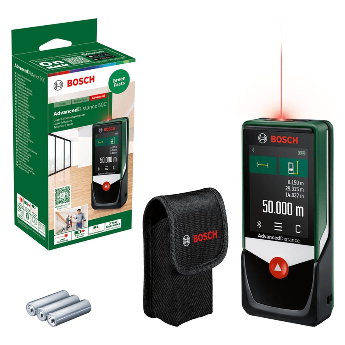 BOSCH ADVANCEDDİSTANCE 50C UZAKLIK ÖLÇER BOSCH ADVANCEDDİSTANCE 50C UZAKLIK ÖLÇER