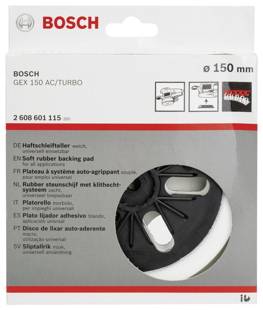 Bosch GEX150AC İçin 150MM Taban 2608601115 Bosch GEX150AC İçin 150MM Taban 2608601115