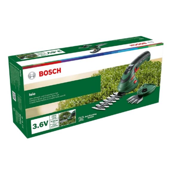 BOSCH ISIO 3 AKÜLÜ ÇİM + TOPİARİ MAKASI 0.600.833.108 BOSCH ISIO 3 AKÜLÜ ÇİM + TOPİARİ MAKASI 0.600.833.108