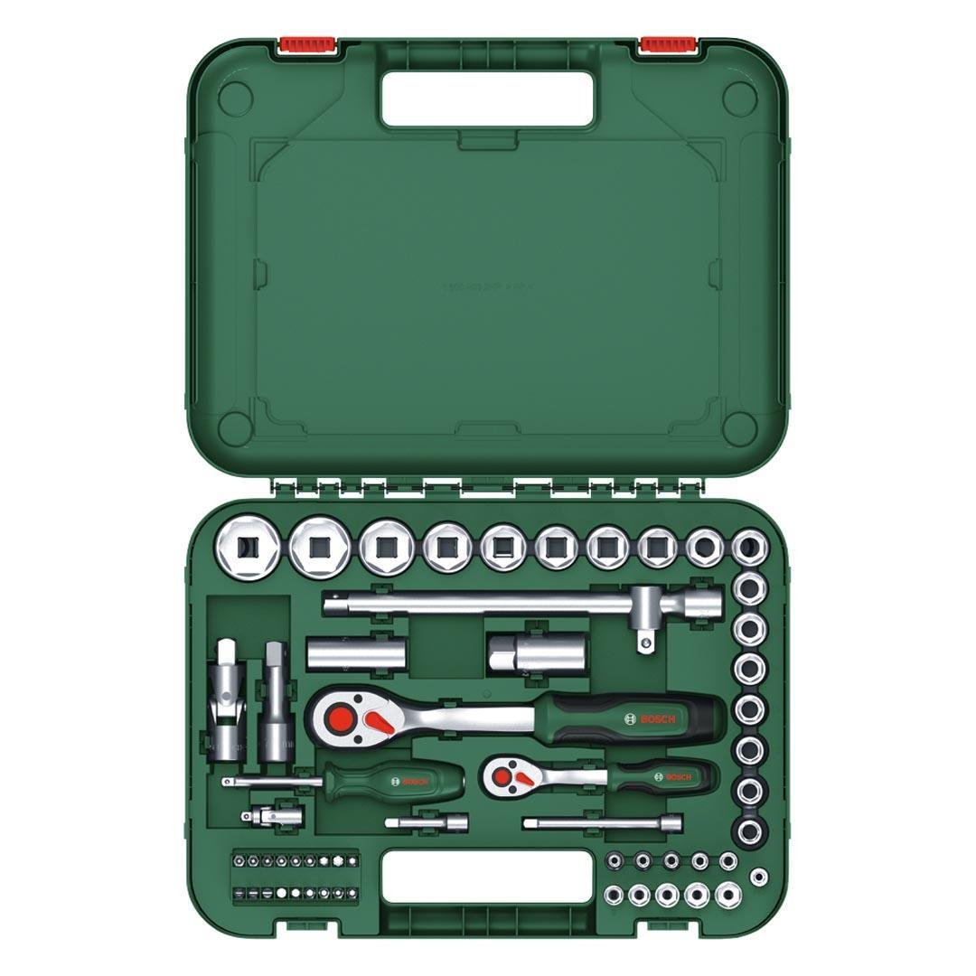 Bosch 1/4 + 1/2 Cırcırlı Somun Sıkma Seti 56 Parça 1.600.A02.Z9B