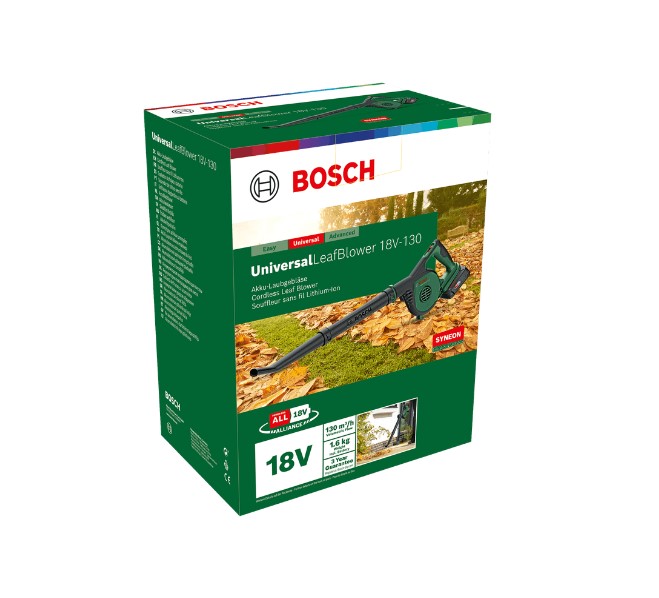 Bosch Advanced LeafBlower 18V-130 Akülü Yaprak Üfleme (1X2.0AH) Bosch Advanced LeafBlower 18V-130 Akülü Yaprak Üfleme (1X2.0AH)