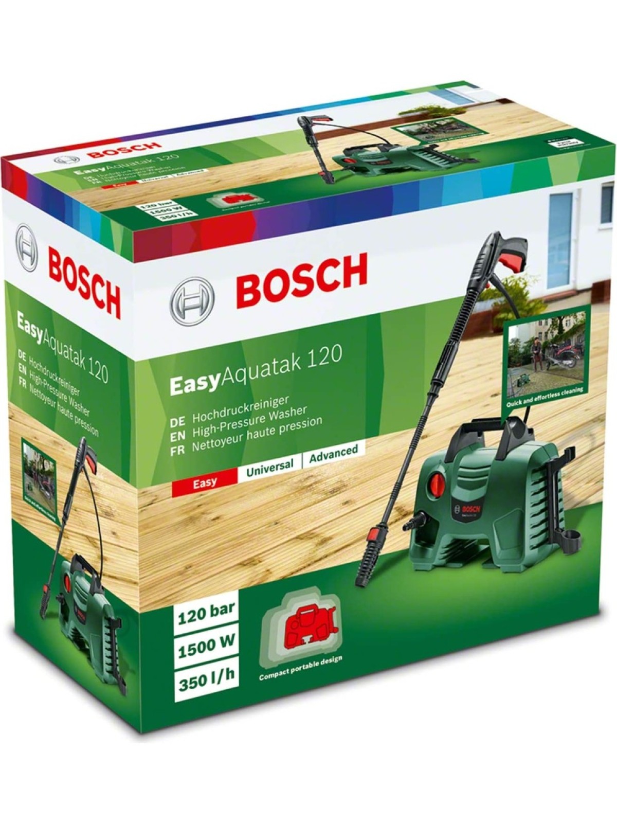 Bosch Easy Aquatak 120 Yüksek Basınçlı Yıkama 0.600.8A7.901 Bosch Easy Aquatak 120 Yüksek Basınçlı Yıkama 0.600.8A7.901