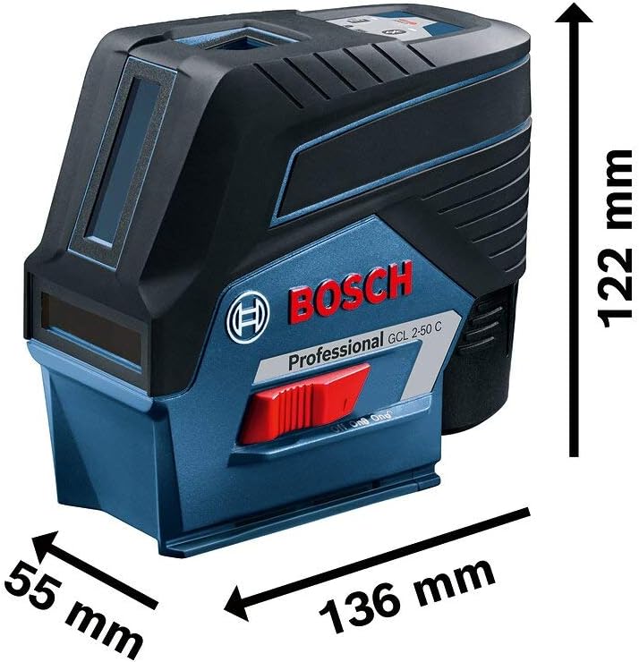 Bosch GCL 2-50 C  Çizgi Lazer + RM2 Döner Tutucu Bosch GCL 2-50 C  Çizgi Lazer + RM2 Döner Tutucu