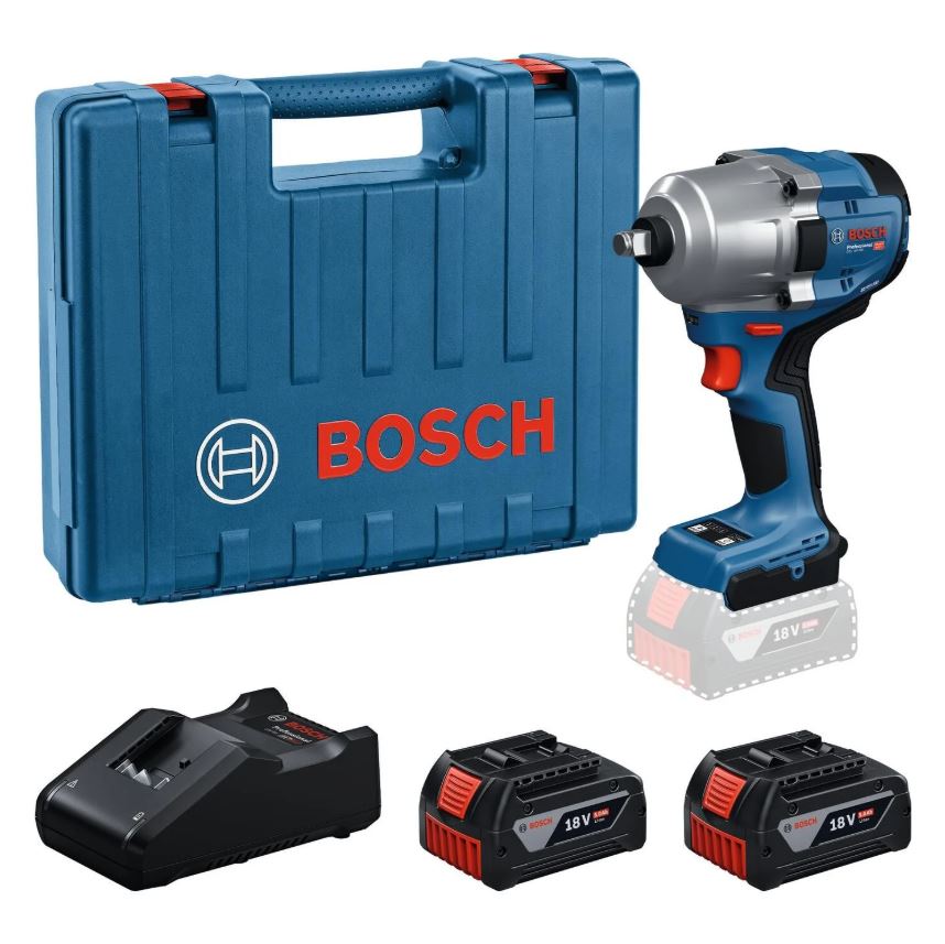 Bosch GDS 18V-780 Akülü Darbeli Somun Sıkma Makinesi (2X5AH L-BOXX) 0.601.9P4.021