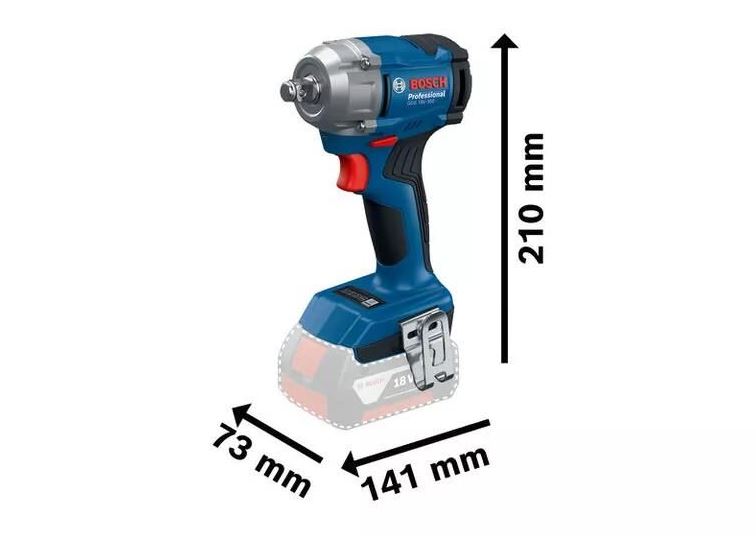Bosch GDS 18v-350 Ak.Darbeli Somun Sıkma (Solo) 0.601.9M5.020