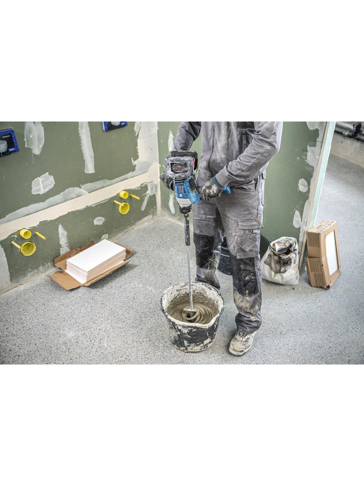 Bosch 18V-120 Akülü Karıştırıcı Solo 0.601.1C2.000 Bosch 18V-120 Akülü Karıştırıcı Solo 0.601.1C2.000