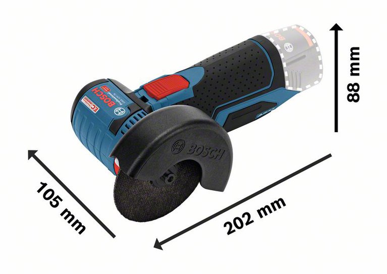 Bosch GWS 12V-76 12 V Solo Avuç Taşlama Makinesi Bosch GWS 12V-76 12 V Solo Avuç Taşlama Makinesi