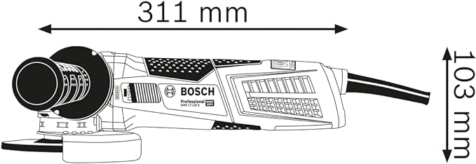 Bosch Gws 12-125 S Devir Ayarlı Avuç Taşlama Makinesi 0.601.3A6.020 Bosch Gws 12-125 S Devir Ayarlı Avuç Taşlama Makinesi 0.601.3A6.020