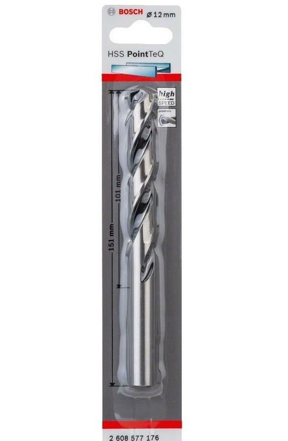 Bosch Hss Pointteq Metal Matkap Ucu 12,0 mm 1'Lİ Bosch Hss Pointteq Metal Matkap Ucu 12,0 mm 1'Lİ