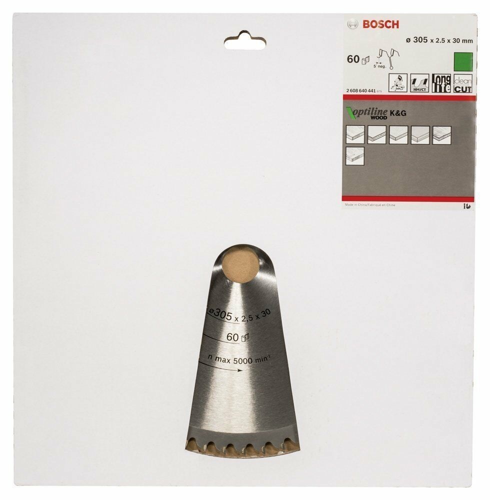 Bosch Optiline Wood 305x30 Mm 60 Diş 2608640441 Bosch Optiline Wood 305x30 Mm 60 Diş 2608640441