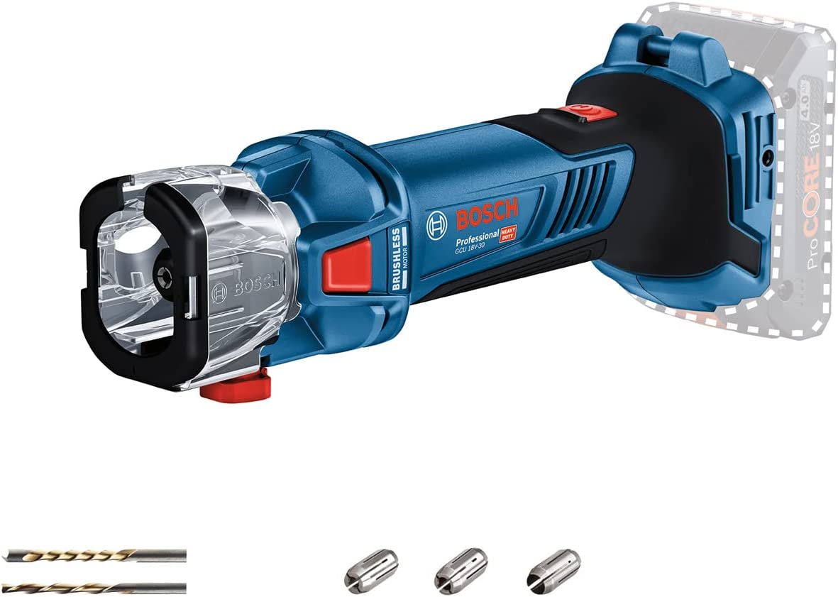 Bosch Professional GCU 18V-30 Akülü Kuru Levha Kesici SOLO Bosch Professional GCU 18V-30 Akülü Kuru Levha Kesici SOLO
