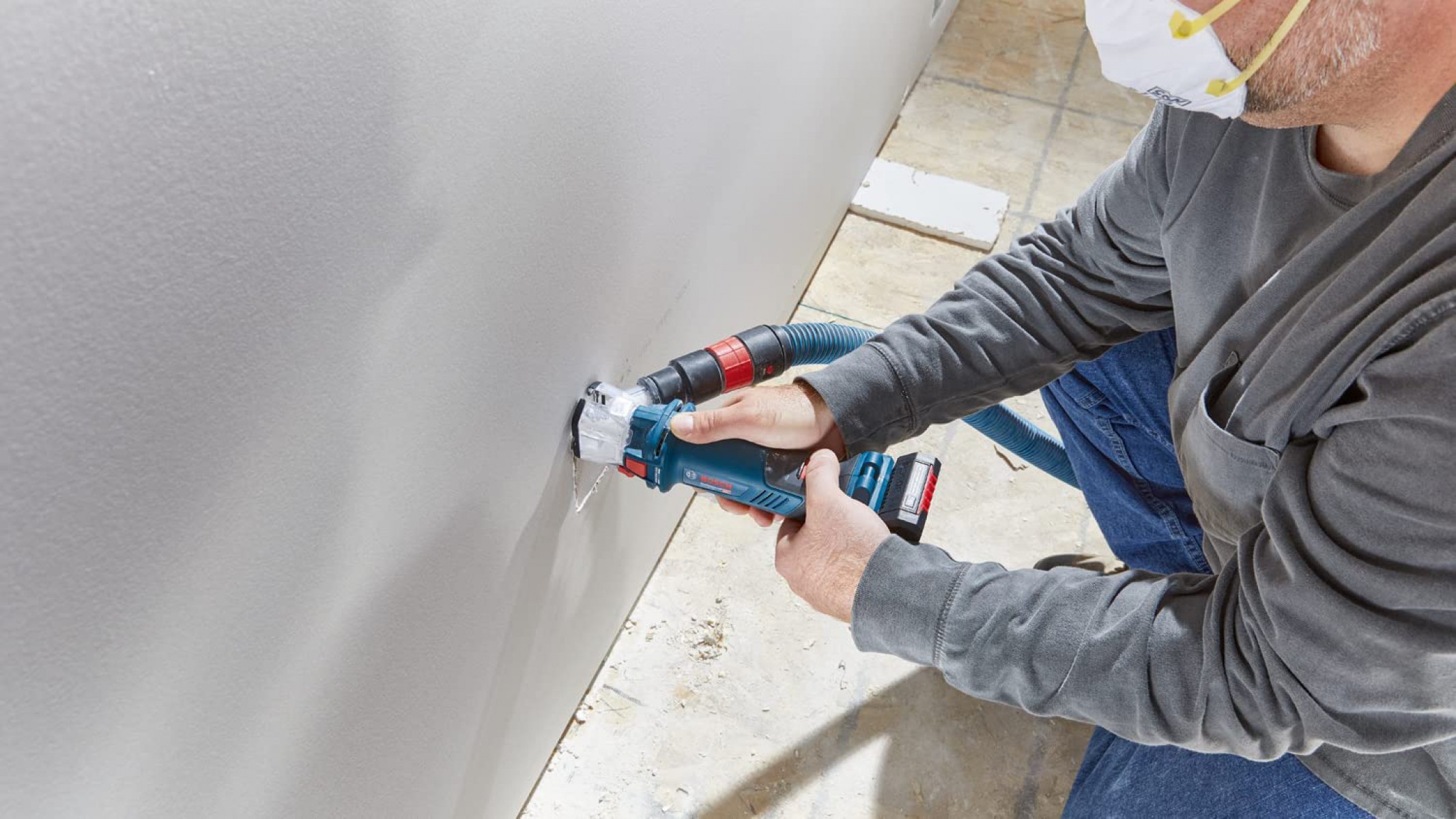 Bosch Professional GCU 18V-30 Akülü Kuru Levha Kesici SOLO Bosch Professional GCU 18V-30 Akülü Kuru Levha Kesici SOLO