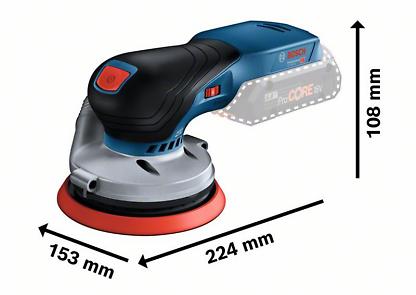 Bosch Professional GEX 18V-125 (Solo) Eksantrik Zımpara Makinesi 0601372201