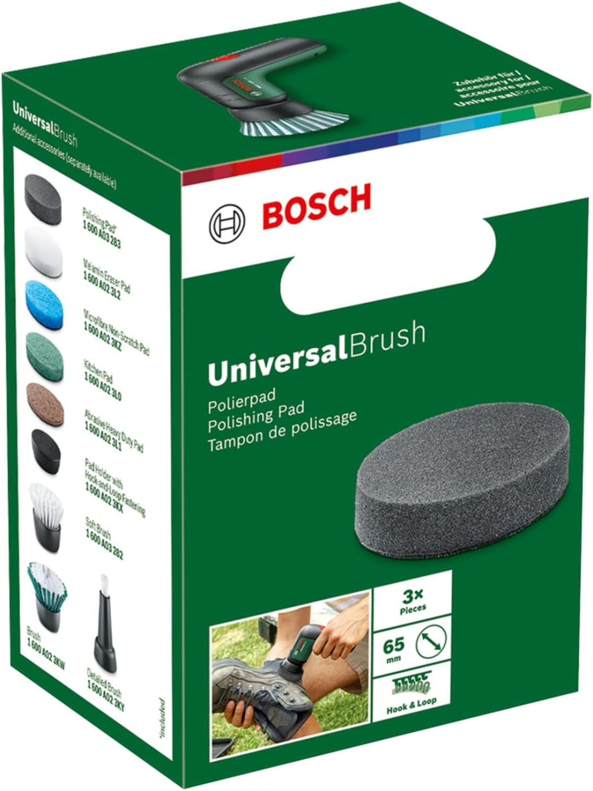 Bosch UniversalBrush - Parlatma Başlığı 1.600.A03.283 Bosch UniversalBrush - Parlatma Başlığı 1.600.A03.283
