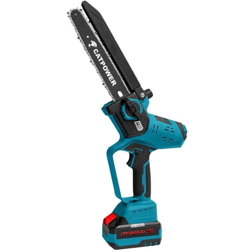 CATPOWER 1530 KÖMÜRSÜZ AKÜLÜ ZİNCİRLİ TESTERE 20V Lİ-ON 4.0Ah