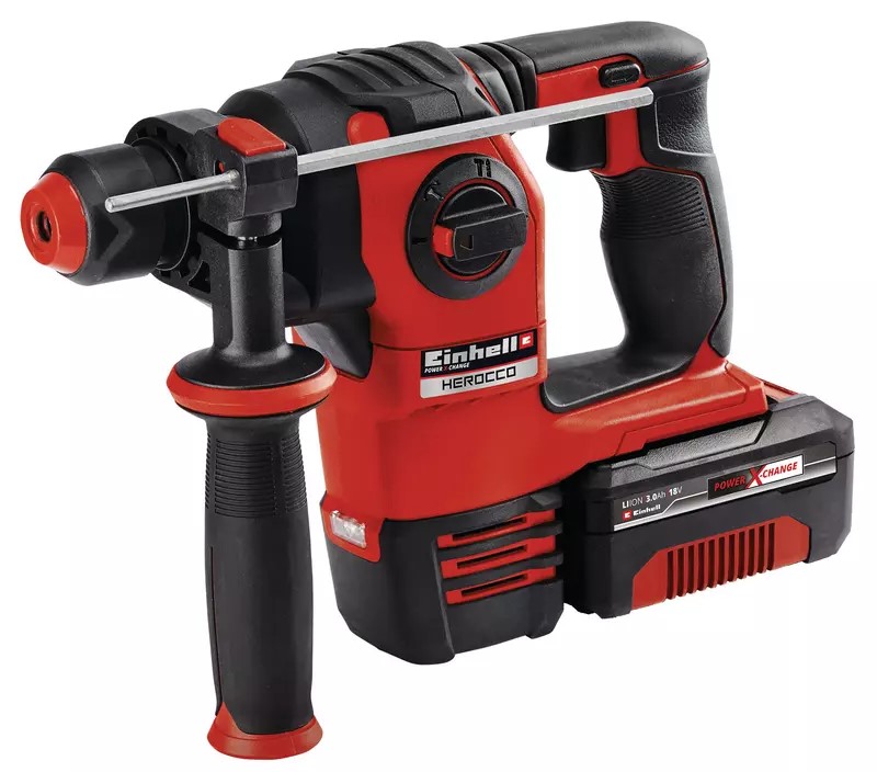 Einhell Herocco Kit +5 1x3.0 AH Akülü Kırıcı Delici 451975 Einhell Herocco Kit +5 1x3.0 AH Akülü Kırıcı Delici 451975