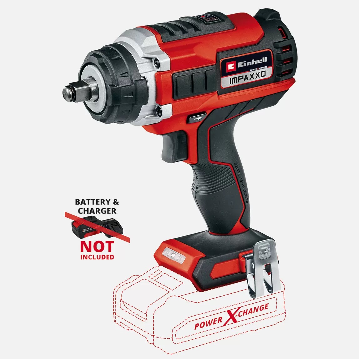 Einhell Impaxxo 18/400 Solo Akülü Darbeli Somun Sıkma (Kömürsüz) 45100700 Einhell Impaxxo 18/400 Solo Akülü Darbeli Somun Sıkma (Kömürsüz) 45100700