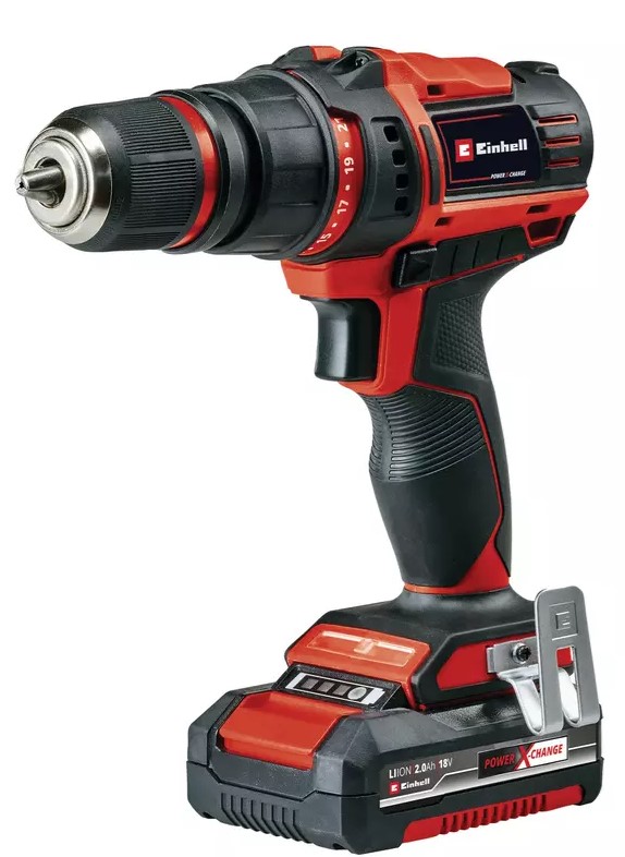 Einhell TE-CD 18/45 3X Li +22 1X2.0 Ah Akülü Vidalama 4513990 Einhell TE-CD 18/45 3X Li +22 1X2.0 Ah Akülü Vidalama 4513990