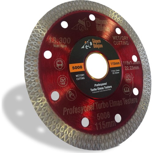 Faykes Turbo Elmas Kesici 115MM(5018-5008) Faykes Turbo Elmas Kesici 115MM(5018-5008)