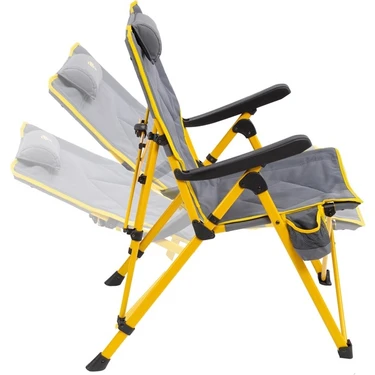 FUNKY CHAIRS COMFERT 3 KADEMELİ KAMP SANDALYESİ - SARI