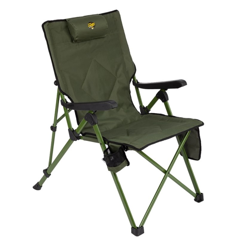 FUNKY CHAIRS COMFORT 3 KADEMELİ KATLANABİLİR KAMP SANDALYESİ HAKİ