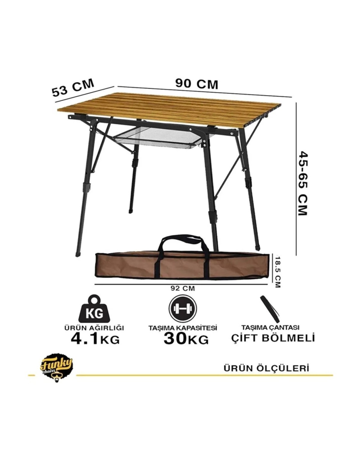 FUNKY CHAIRS ELİTE ALM. TELK. AYAKLI KAMP PİKNİK MASA - AHŞAP DESEN FUNKY CHAIRS ELİTE ALM. TELK. AYAKLI KAMP PİKNİK MASA - AHŞAP DESEN