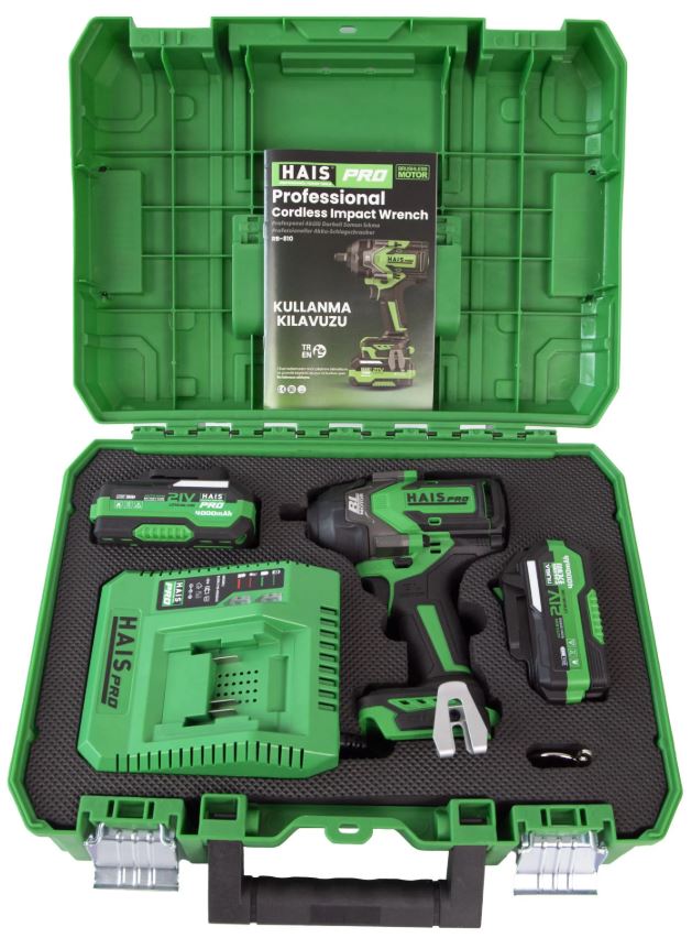 Hais Pro Akülü Darbeli Somun Sıkma  21V 4AH RB-810 1100N.m