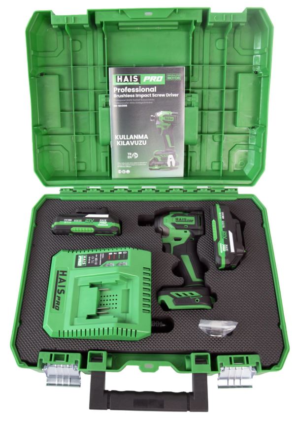 Hais Pro Akülü Darbeli Vidalama Ve Somun Sıkma  21V 4AH SD2108W