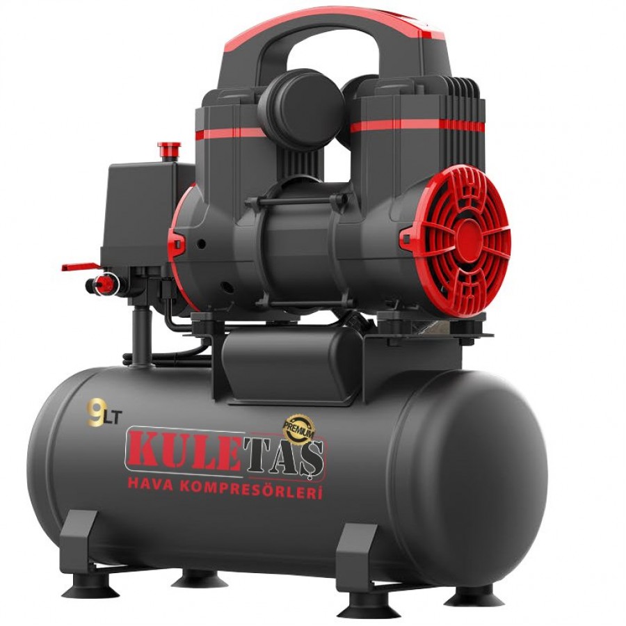 KULETAŞ PREMİUM SESSİZ YAĞSIZ KOMPRESÖR 9 LT 1.4 HP 5887001 KULETAŞ PREMİUM SESSİZ YAĞSIZ KOMPRESÖR 9 LT 1.4 HP 5887001