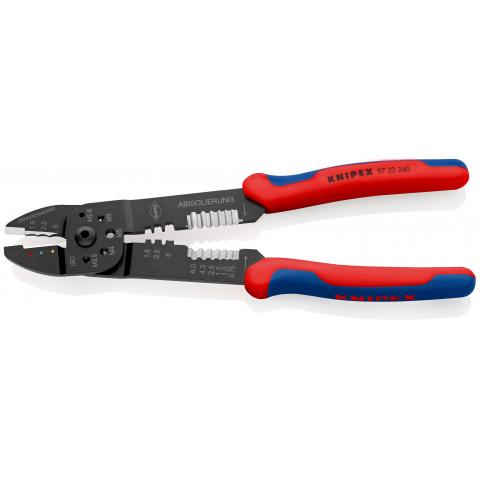 Knipex 97 22 240 Pabuç Sıkma Kablo Sıyırma Pensesi Knipex 97 22 240 Pabuç Sıkma Kablo Sıyırma Pensesi