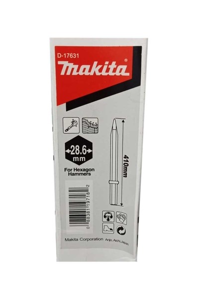 MAKİTA D-17631 28,6mmX410mm SİVRİ KESKİ MAKİTA D-17631 28,6mmX410mm SİVRİ KESKİ