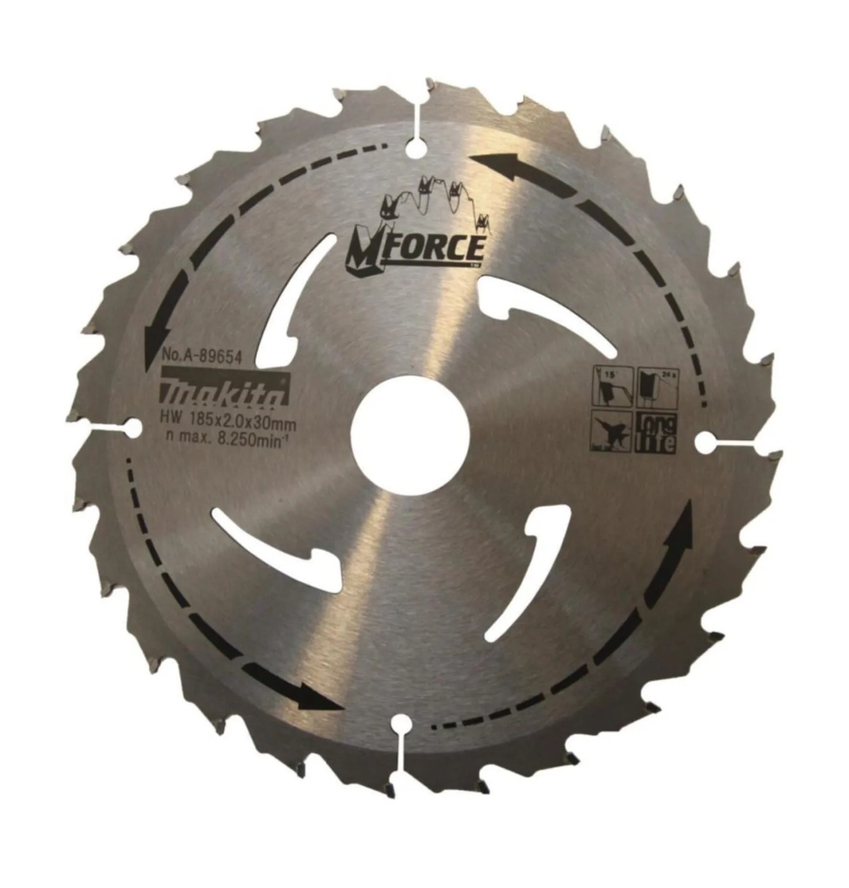 Makita A-89654 30 MM MForce Daire Testere 24 Diş Makita A-89654 30 MM MForce Daire Testere 24 Diş