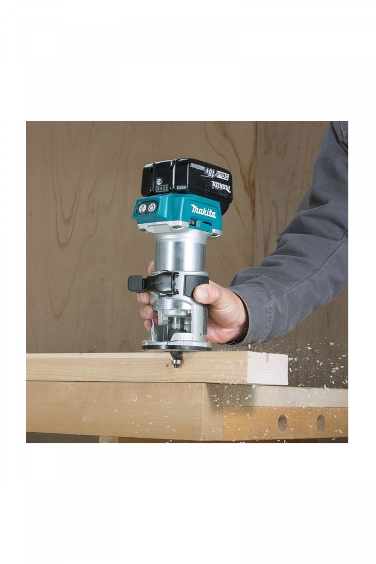 Makita DRT50RTJ Çift Akülü Freze (2x5.0Ah) Makita DRT50RTJ Çift Akülü Freze (2x5.0Ah)