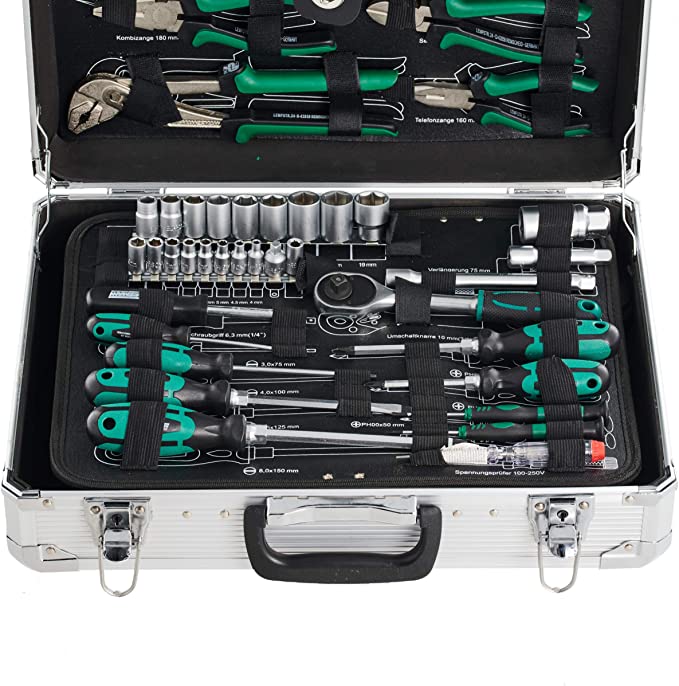 Mannesmann M 29075 108 Parça Alüminyum Takım Çanta Mannesmann M 29075 108 Parça Alüminyum Takım Çanta