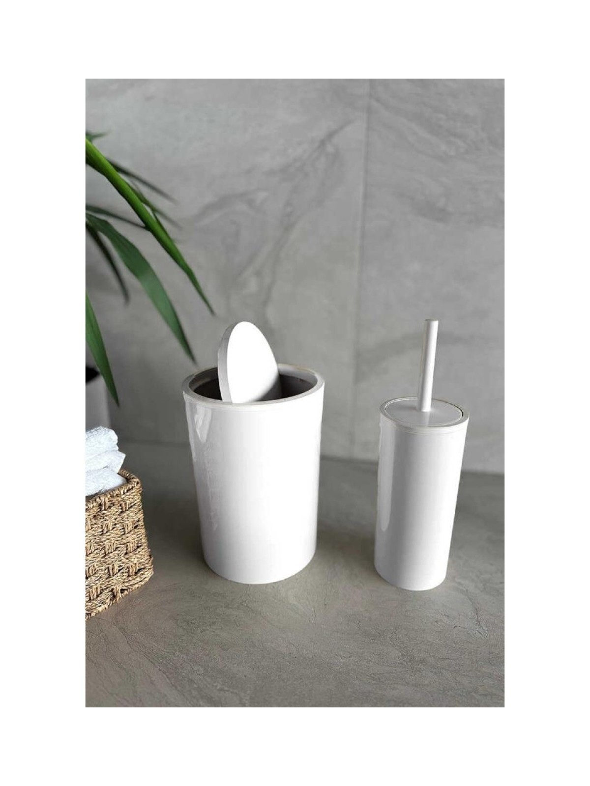 PRİMANOVA FLORES 2Lİ BANYO SETİ BEYAZ M-SAS18-01 PRİMANOVA FLORES 2Lİ BANYO SETİ BEYAZ M-SAS18-01