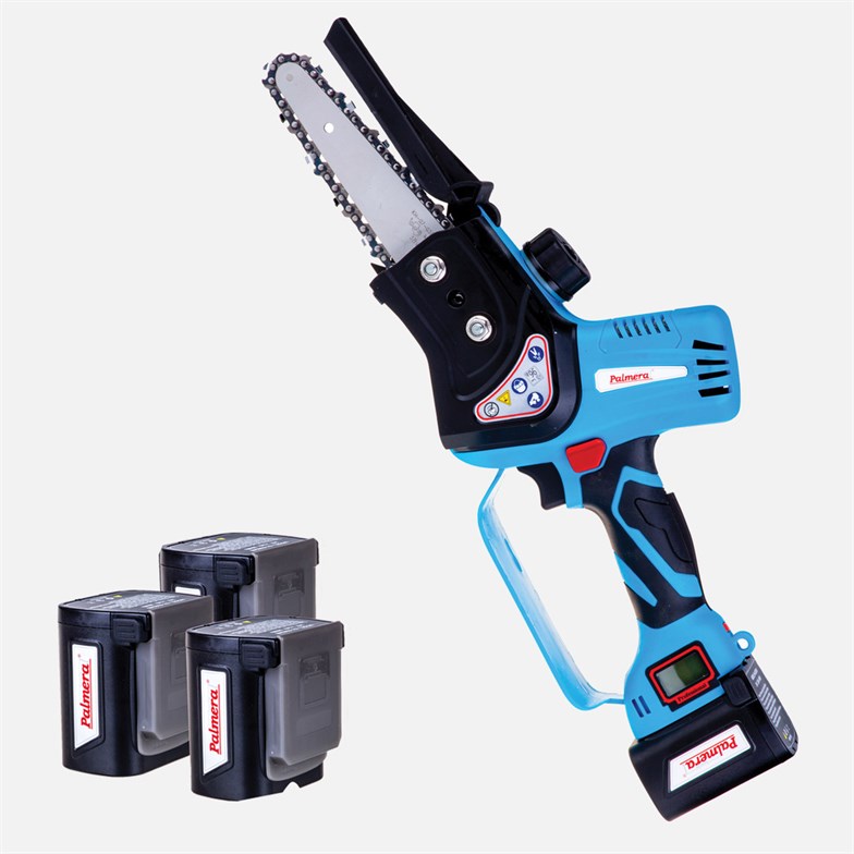 Palmera CS 25K Akülü Budama Testeresi Kırmızı 2,5 AH+Şarj Cihazı (3 Akü) Palmera CS 25K Akülü Budama Testeresi Kırmızı 2,5 AH+Şarj Cihazı (3 Akü)