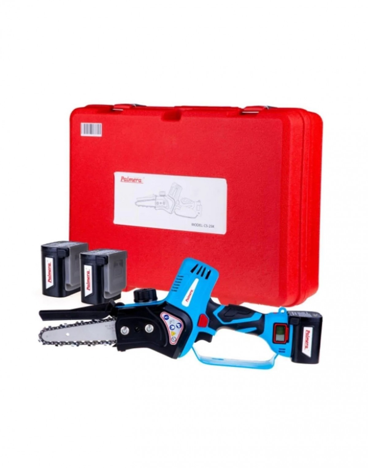Palmera CS 25K Akülü Budama Testeresi Kırmızı 2,5 AH+Şarj Cihazı (3 Akü) Palmera CS 25K Akülü Budama Testeresi Kırmızı 2,5 AH+Şarj Cihazı (3 Akü)