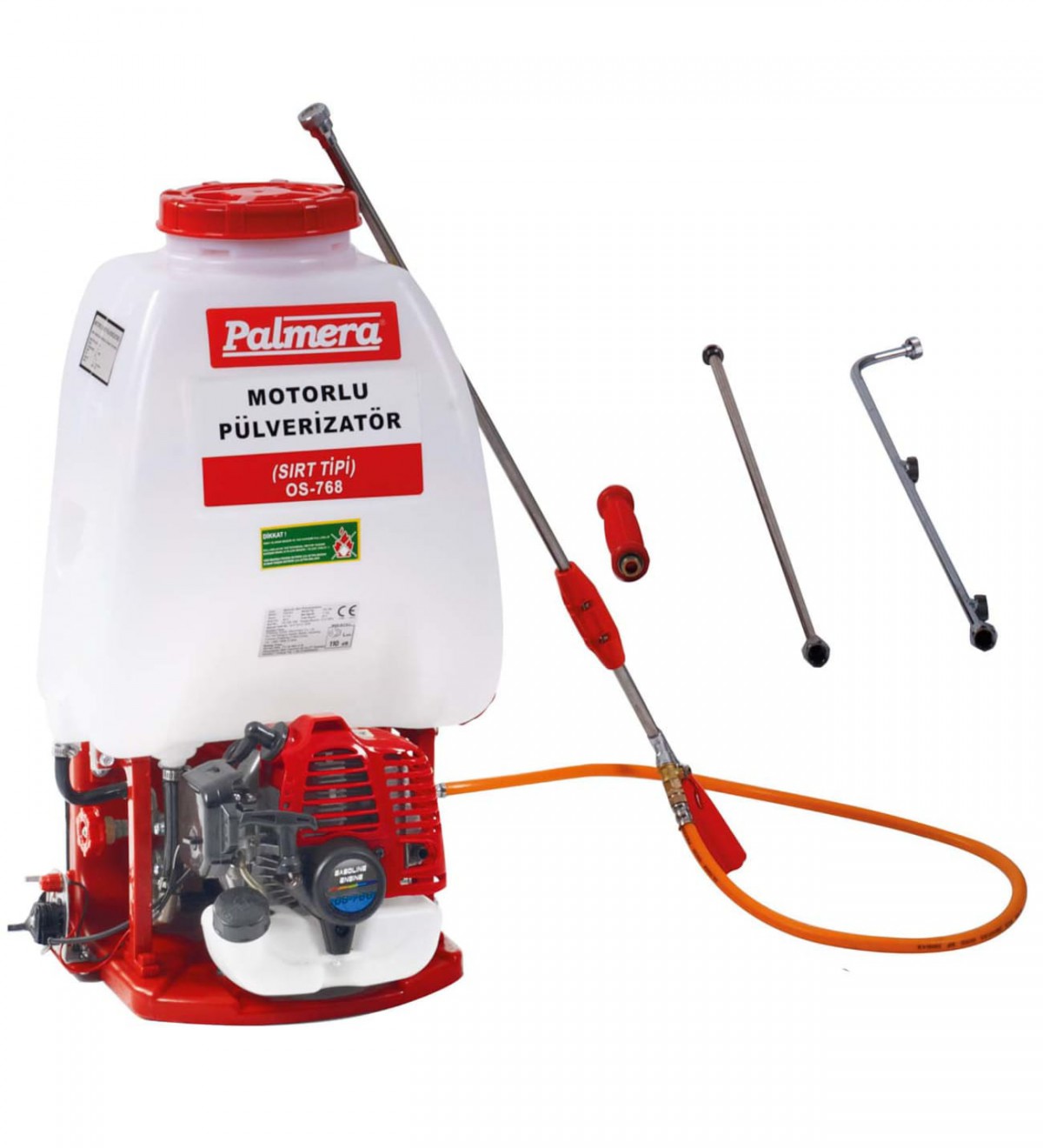 Palmera OS-768 Benzinli Sırt Tipi İlaçlama Makinesi - 25 Litre 2HP Palmera OS-768 Benzinli Sırt Tipi İlaçlama Makinesi - 25 Litre 2HP