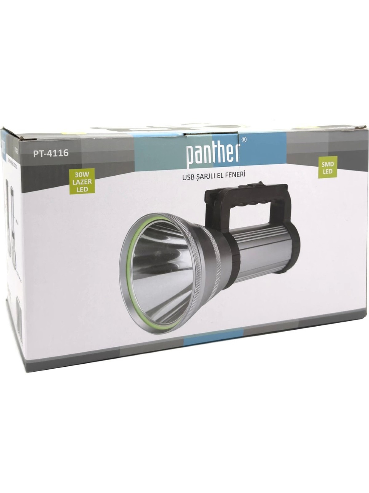 Panther PT-4116 Usb Şarjlı El Feneri
