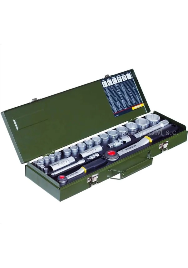 Proxxon 23020 1/4'' & 1/2" 27 Parçalı Lokma Takımı Proxxon 23020 1/4'' & 1/2" 27 Parçalı Lokma Takımı