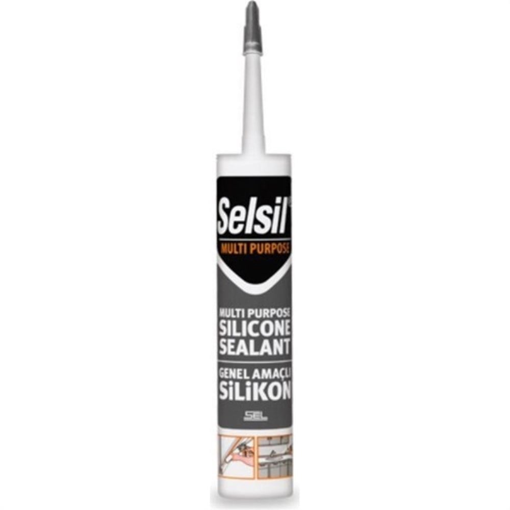 SELSİL 01 GENEL AMAÇLI SİLİKON 280 GR ŞEFFAF