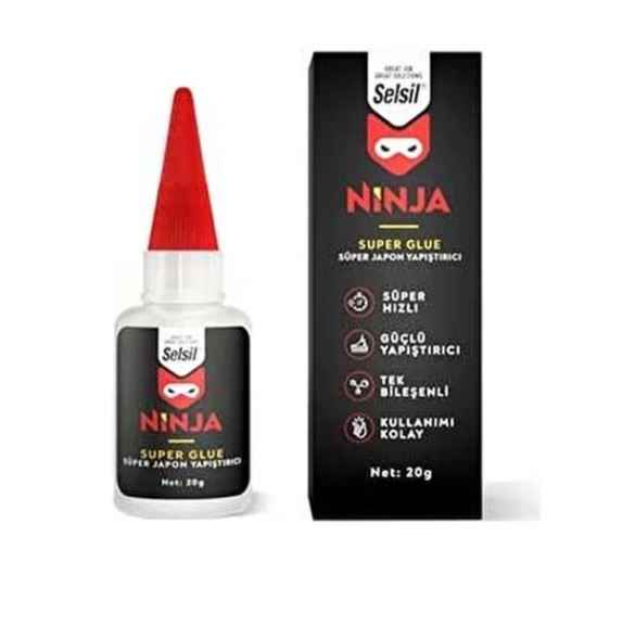 SELSİL NİNJA SÜPER GLUE JAPON YAPIŞTIRICI 20 GR