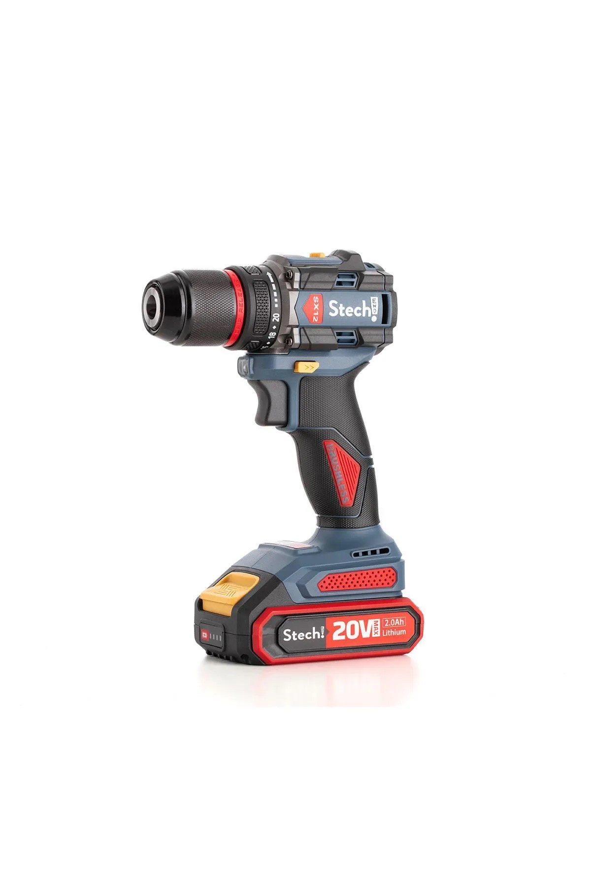 StechEnd SX12 2X2Ah 20V Akülü Matkap StechEnd SX12 2X2Ah 20V Akülü Matkap