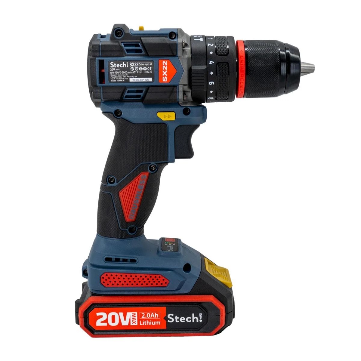 StechEnd SX22 2X2Ah 20V Akülü Darbeli Matkap