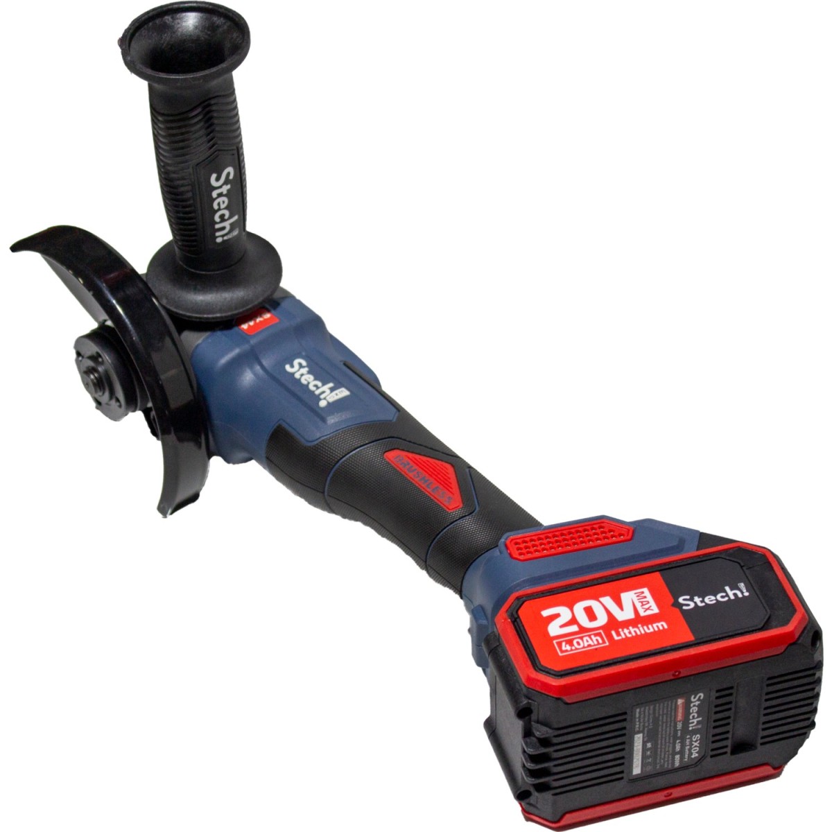 StechEnd SX44 2X4Ah 20V 125mm Akülü Avuç Taşlama 