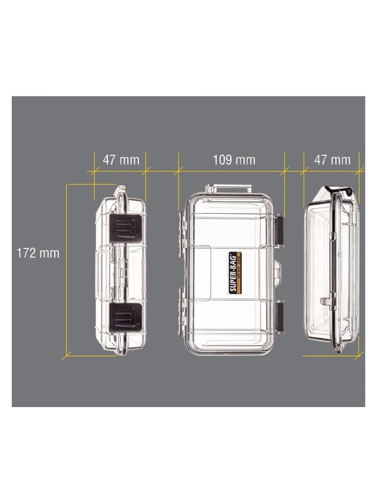 Super-Bag SF-1580 Suya Dayanıklı Saklama Kutusu Küçük Boy 