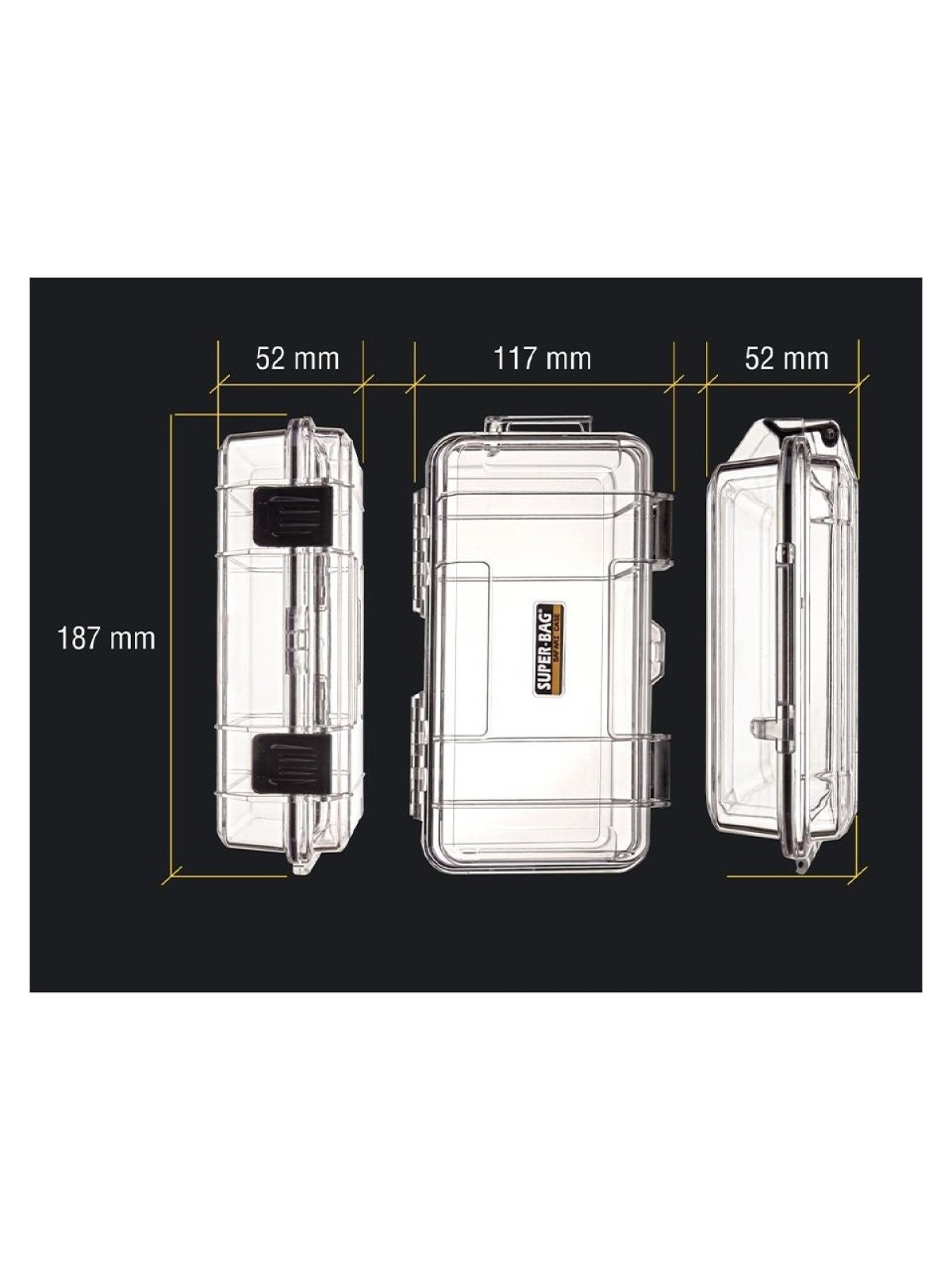 Super-Bag SF-1690 Suya  Dayanıklı Saklama Kutusu Orta Boy