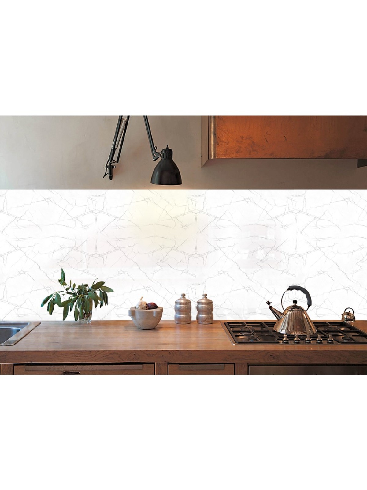 TİNK Kendinden Yapışkanlı Silver Desenli Pvc Panel 41X62 cm (4 Adet) 1 M² TİNK Kendinden Yapışkanlı Silver Desenli Pvc Panel 41X62 cm (4 Adet) 1 M²
