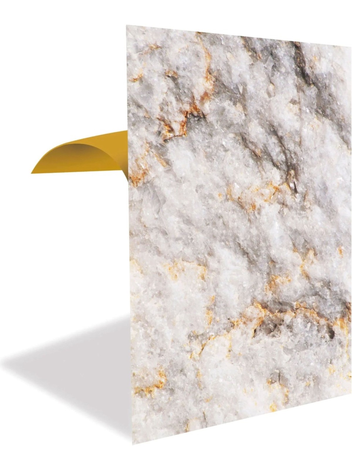 Tink Kendinden Yapışkanlı Gold Mermer Desenli Pvc Panel 41 x 62 cm (4 Adet) 1 M²